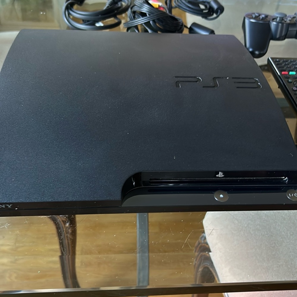 Sony PS3 slim REMOTE CONTROL (hard to find) 120 GB Charcoal Black Console